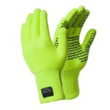 DexShell P4GG328HM Touchfit Glove, High Vis Yellow With Coolmax Liner For Moisture Transfer, Medium