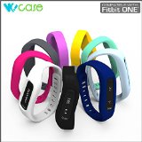 WoCase OneBand Fitbit ONE Accessory Wristband Bracelet (Deluxe Rainbow Pack of 7 (with Fastener Pack),One size, fits most wrist, 2015 Lastest Version) for Fitbit ONE Activity and Sleep Tracker (Turn Your Fitbit ONE into Wearable FLEX/FORCE/CHARGE, Gift Ready Retail Package)