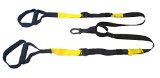 PR’D IT! Suspension Straps – Portable Home Gym for Body Weight Exercise. (1 Year Warranty) (Yellow)