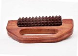 PMK Wooden Massager, Foot & Body Acupressure Roller massager, Pain Relief D Shaped with Handle masager.