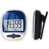 Sandistore Waterproof LCD Run Step Pedometer Walking distance Calorie Counter (Blue)