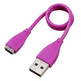 Eityilla(TM) Replacement USB Charging Cable Cord for Fitbit Charge HR Wireless Wristband Bracelet(18 Months Warranty) (Purple)