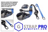 BLUE G-STRAP PRO Home Gym Fitness Trainer, BEST QUALITY GUARANTEED, Resistance Suspension Workout Training, WARRANTY