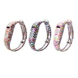 i-smile® 3PCS Replacement Bands with Metal Clasps for Fitbit Flex (Large)