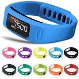 Snapsity© Set of 10 Multi-Color Replacement Wrist Bands For Garmin Vivofit With Clasps Vivofit Bracelets (Small)