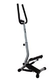 iLIVING USA Mini Twist Stepper with Handle Bars, Grey