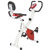 Best Choice Products Folding Adjustable Magnetic Upright Exercise Bike Fitness Upgraded Machine