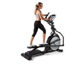 Sole Fitness Elliptical Trainer, 69x24x64-Inch, Black/Red/Silver