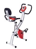 Merax Folding Adjustable Magnetic Upright Exercise Bike Fitness Bike