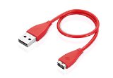 Fitbit Charge HR Cable, Getwow Replacement USB Charger Cable for Fitbit Charge HR Wireless Activity Wristband (Red)