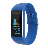 Polar A360 Fitness Tracker, Medium/6-7.8″, Blue