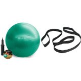 Gaiam Total Body Balance Ball Kit (65cm) with Stretch Strep