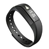 IWOWN I5 BT4.0 Smart Watch Bracelet IP55 0.49″ OLED TPU Multifuctioal Intelligent Wirst Band for IOS / Android Smartphone (Black)