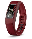 Authentic Garmin Brand Vivofit 2 Replacement Band (Maroon, Large)