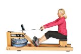 H2O Fitness Seattle Wooden Rower WRX-1000 Water Rowing Machine