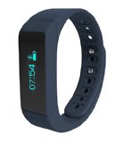 Fitness Tracker, Morefit M5 Plus Touch Screen Bluetooth Smart Bracelet Wristband (Blue)