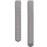 Fitbit Alta, Accessory Band, Leather, Graphite, Small