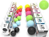 Lacrosse Balls & Spiky Massage Ball Roller – BEST High Density Deep Tissue Acupressure – FREE EBOOK- Myofascial Release – Trigger Point – Plantar Fasciitis – Reflexology Foot Massager – Stress Therapy