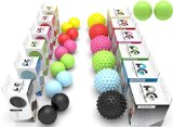 Lacrosse Balls & Spiky Massage Ball Roller – BEST High Density Deep Tissue Acupressure – FREE EBOOK- Myofascial Release – Trigger Point – Plantar Fasciitis – Reflexology Foot Massager – Stress Therapy
