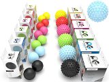 Lacrosse Balls & Spiky Massage Ball Roller – BEST High Density Deep Tissue Acupressure – FREE EBOOK- Myofascial Release – Trigger Point – Plantar Fasciitis – Reflexology Foot Massager – Stress Therapy