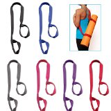 Clever Yoga Mat Strap Sling Made With The Best, Durable Cotton – Comes With Our Special “Namaste” Lifetime Warranty (Rose Pink)