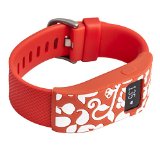 French Bull – Fitbit Charge/Fitbit Charge HR Slim Designer Sleeve – Band Cover – Vines tangerine/white