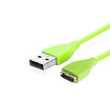 Fitbit Surge Charger, Getwow Replacement USB Charger Cable for Fitbit Surge Fitness Superwatch (3.3ft Green)