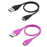 Fitbit Charge HR Cable, Getwow(TM) Replacement USB Charger Cable for Fitbit Charge HR Wireless Activity Wristband (Purple / Green / Black / Red)