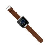 Fitbit Blaze band, DigiHero Fitbit Blaze Accessory Genuine Leather Strap Wrist band Replacement with Metal Clasp for Fitbit Blaze (Leather. Brown)