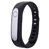 HAMSWAN Smart Band Wearable Fitness Activity Tracker Wrist Bracelet Sleep Heart Rate Monitoring Compatible with Android 4.3 and above Smartphone, iOS iPhone (Black)