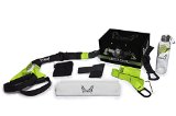 Venom Suspension Trainer Home Gym Elite Pack – High Quality, Durable Bands w/ Door Anchor & Mesh Bag for Indoors/Outdoors – Includes BPA-Free Glass Bottle & Microfiber Workout Towel