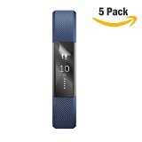 [5 Pack] Fitbit Alta Screen Protector, HamFire HD Clear Film Screen Protector for Fitbit Alta Fitness Tracker
