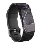 Moretek Cover cases for Fitbit Charge/Fitbit HR Charge Slim Designer Sleeve Protector accessories(Black Hole)