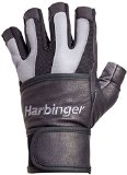 Harbinger Men’s BioFlex WristWrap Lifting Gloves, Medium