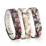 RedTaro 3PCS Replacement Bands with Metal Clasps for Fitbit Flex / Wireless Activity Bracelet Sport Wristband / Fitbit Flex Bracelet Sport Arm Band (No tracker, 3PCS Replacement Bands Only)