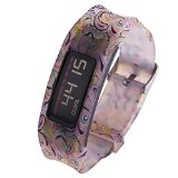 Moretek Wireless Smart Band Band for Garmin Vivofit Replacement Strap Bands Small and Lager Size (Transparent painting)