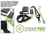 GREEN G-STRAP PRO Home Gym Fitness Trainer (6 COLORS) BEST QUALITY GUARANTEED, Resistance Suspension Workout Training, WARRANTY