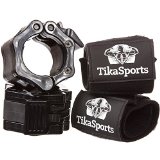 Pro Barbell Collars with Weight Lifting Wrist Wraps