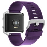 Fitbit Blaze Silicone Band,Classic, Violet, Small, Henoda High Quality Silicone Bands Bracelet for Fitbit Blaze Smart Fitness Watch
