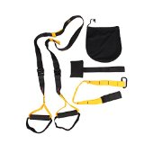 KYLIN SPORT Heavy Duty Pro Bodyweight Trainer Straps For Home Workout GYM MMA Resistance Training ( Yellow(Tension Supported 770 LBS))