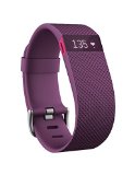 Fitbit Charge HR Wireless Activity Wristband, Plum, Small