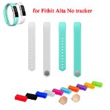 Fitbit Alta Bands, TreasureMax Fitbit Alta Accessories Replacement Sports Wristbands with Customize Metal Clasps and Secure Silicon Fastener Rings for Fitbit Alta/ Fitbit Alta Band (No Tracker)