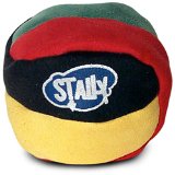 World Footbag Stally Hacky Sack Footbag, Black/Green/Red/Yellow