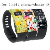 TreasureMax Sports Soft Silicone Rubber Band Cover/Protective Sleeve/ Protective Case Cover /Sleeve Protector with Various Colors Available for Fitbit Charge/ Charge HR