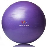 Wacces® Fitness Exercise and Stability Ball (Purple, 65 cm)