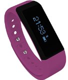 Toprime® Fitness Tracker Wearable Waterproof Smart Band with Multi-Functions Purple