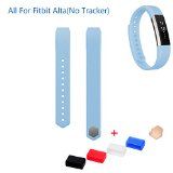 Replacement Band For Fitbit Alta,CreateGreat Classic Wristand Strap Bracelet with Secure Silicone Fasterners Metal Clasps For Fitbit Alta/Fitbit Alta Band/Fitbit Alta Bands(No Tracker)