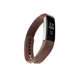 TreasureMax Accessories Replacement Genuine Leather Strap Wrist band for Fitbit Alta/ Fitbit Alta Bands/Fitbit Alta Leather band/ Fitbit Alta Wristband/ Fitbit Alta Band (No Tracker)