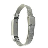 Fitbit Alta Bands, X-4-TECH Metal Fitbit Alta Classic Accessory Replacement Bands (Light Metal-03)
