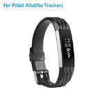 Replacement Band For Fitbit Alta,CreateGreat Classic Wristand Strap Bracelet with Secure Silicone Fasterners Metal Clasps For Fitbit Alta/Fitbit Alta Band/Fitbit Alta Bands(No Tracker)